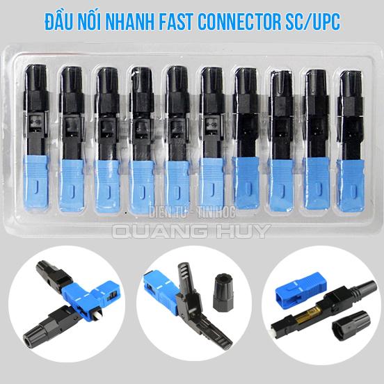 10 Đầu nối nhanh Fast Connector SC/UPC -  Đầu jack quang FTTH