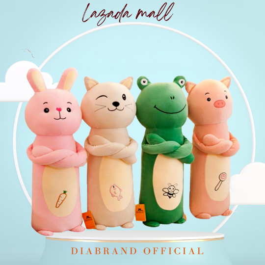 Gối Ôm Hình Thú Dài 70cm Siêu Mềm Cho Em Bé (4 Mẫu)