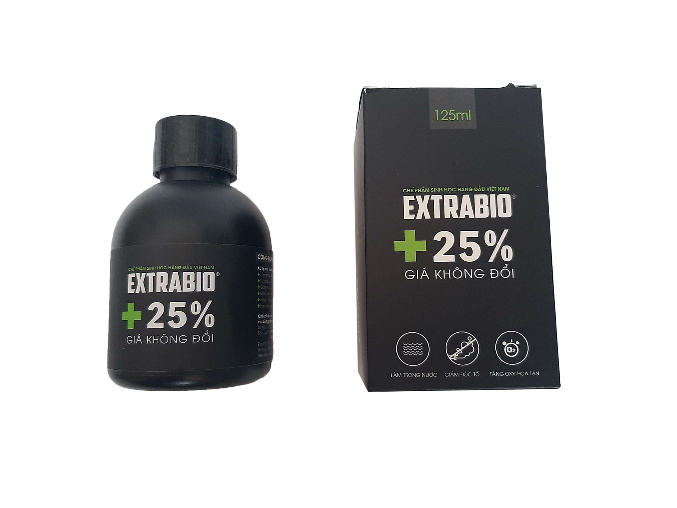 Extra bio 125ml - Men vi sinh làm trong nước hồ cá ,ức chế rêu hại