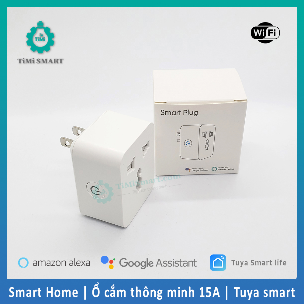 Ổ Cắm Thông Minh Wifi Tuya - Có chức năng đo công suất tiêu thụ