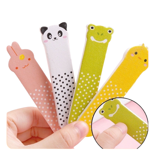 Dũa móng tay hình động vật 2 mặt, dũa móng hình thú dễ thương siêu xinh