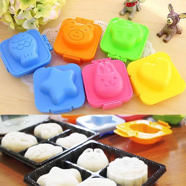 Combo 6 khuôn cơm hình thú xinh xắn
