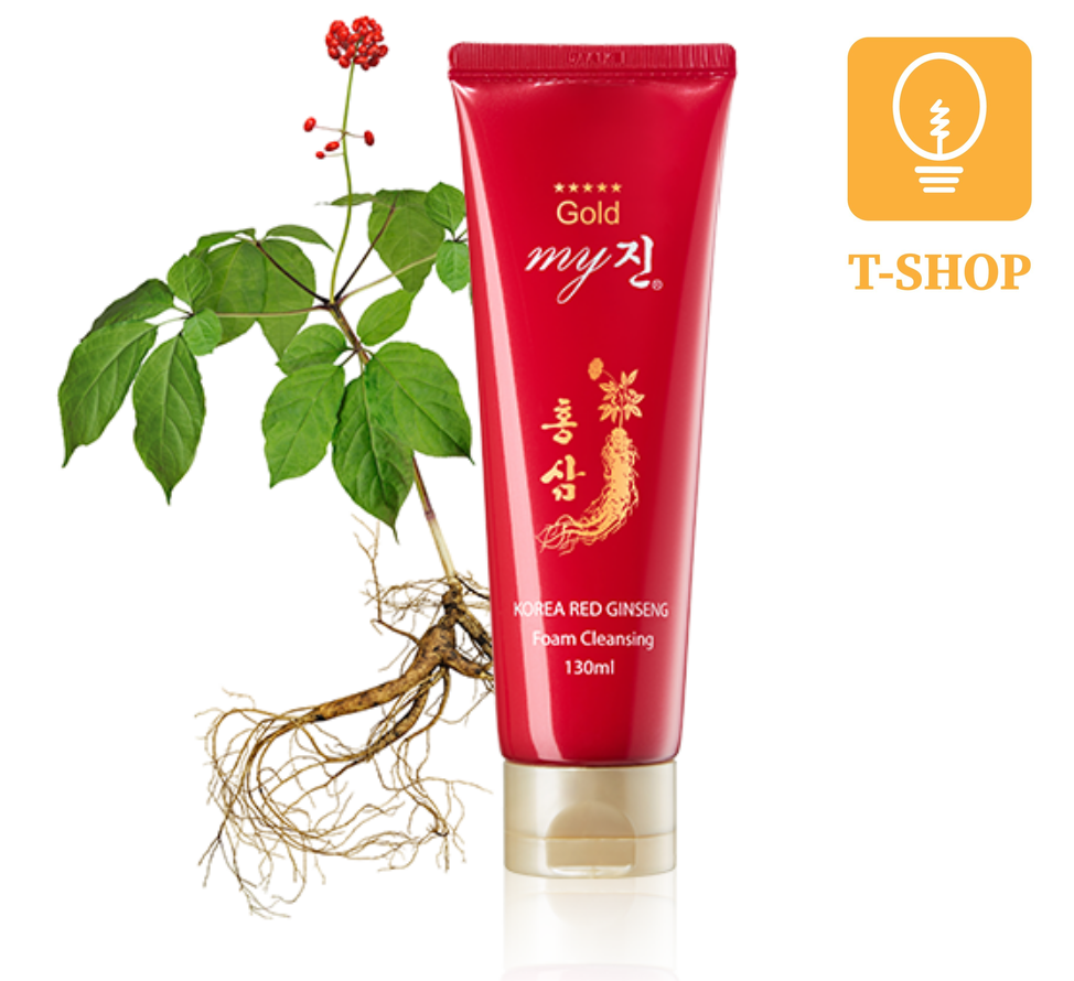 Sữa Rửa Mặt Hồng Sâm Đỏ My Gold Korea Red Ginseng Foam Cleanser