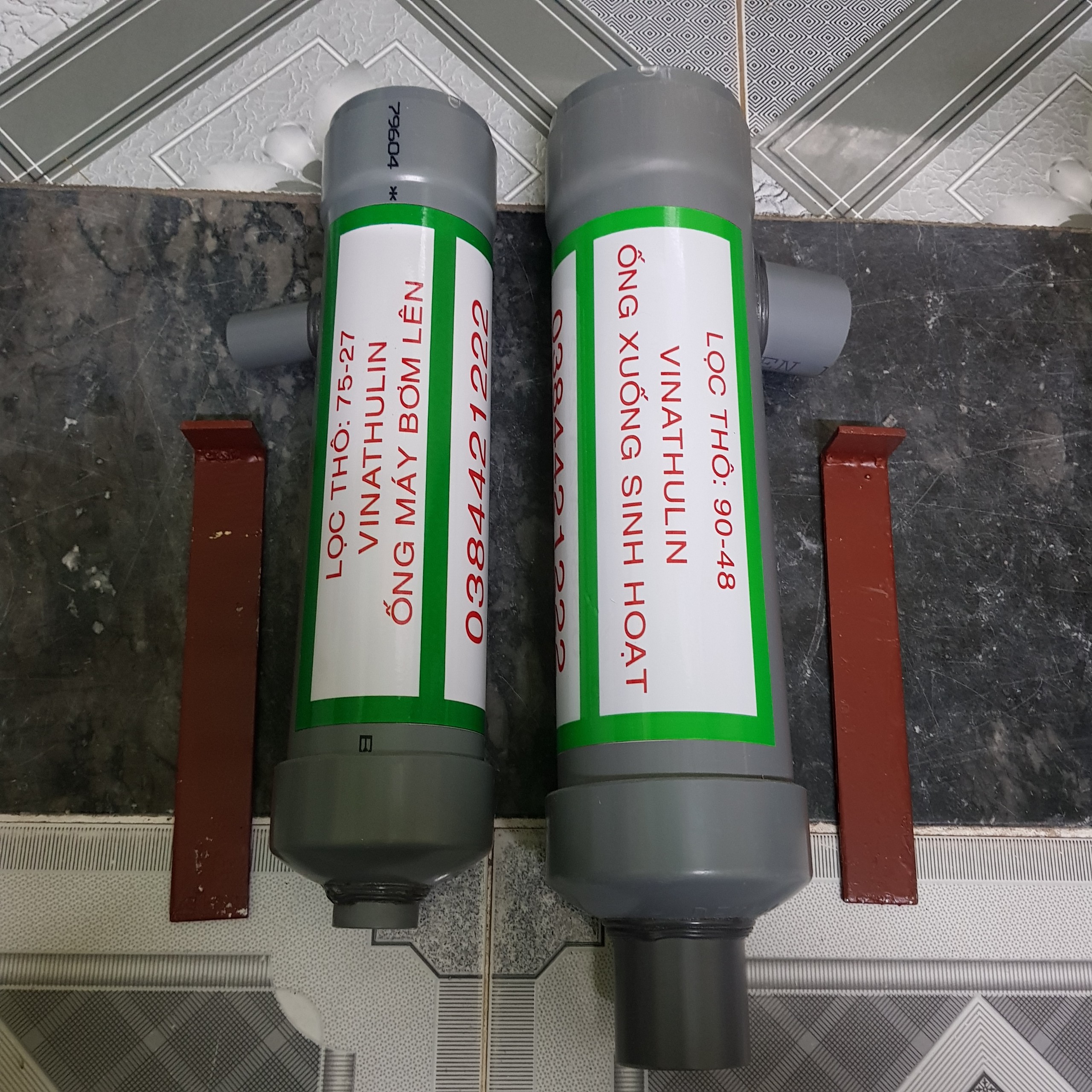 Bộ lọc nước vinathulin 75/27 và 90/48