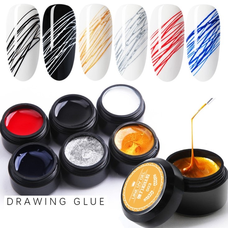 [HCM]Gel Nhện Line UV Gel Siêu Dai Trang Trí Móng 8ml