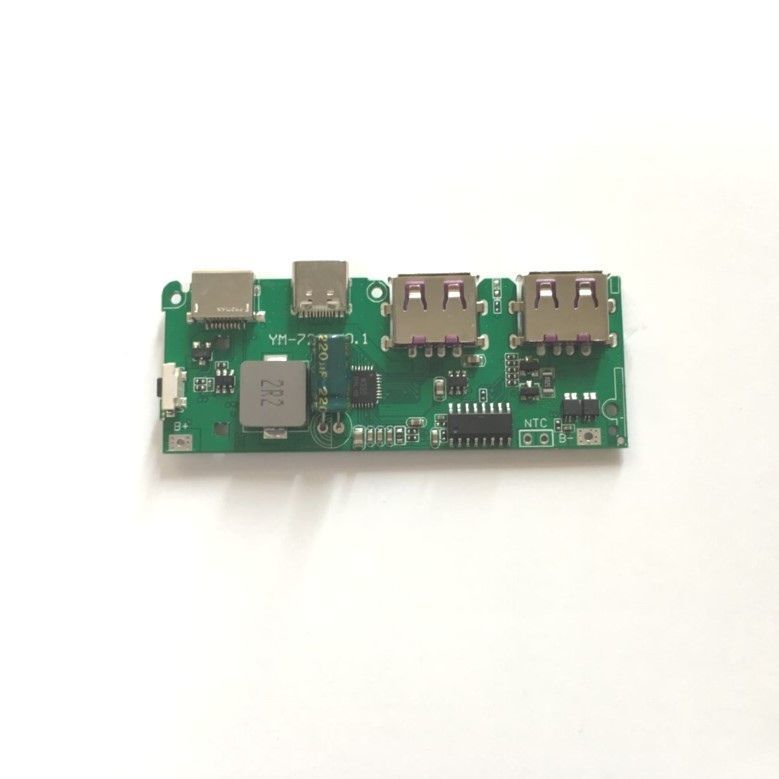 Mạch Sạc Dự Phòng Chính hãng Romoss Sense 8 3 Cổng Sạc Vào input micro - Lightning - Type C