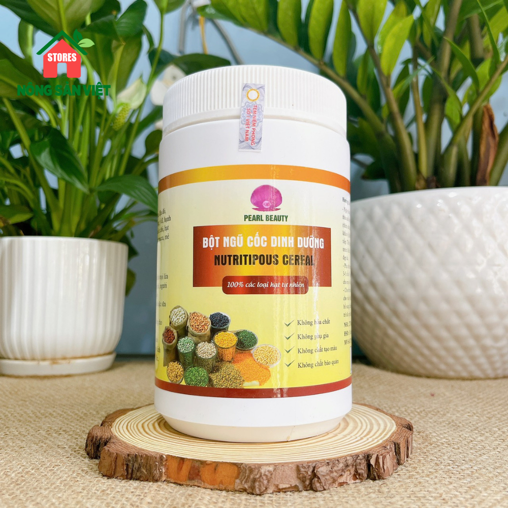 Bột ngũ cốc dinh dưỡng gồm 14 loại hạt hộp 500gr