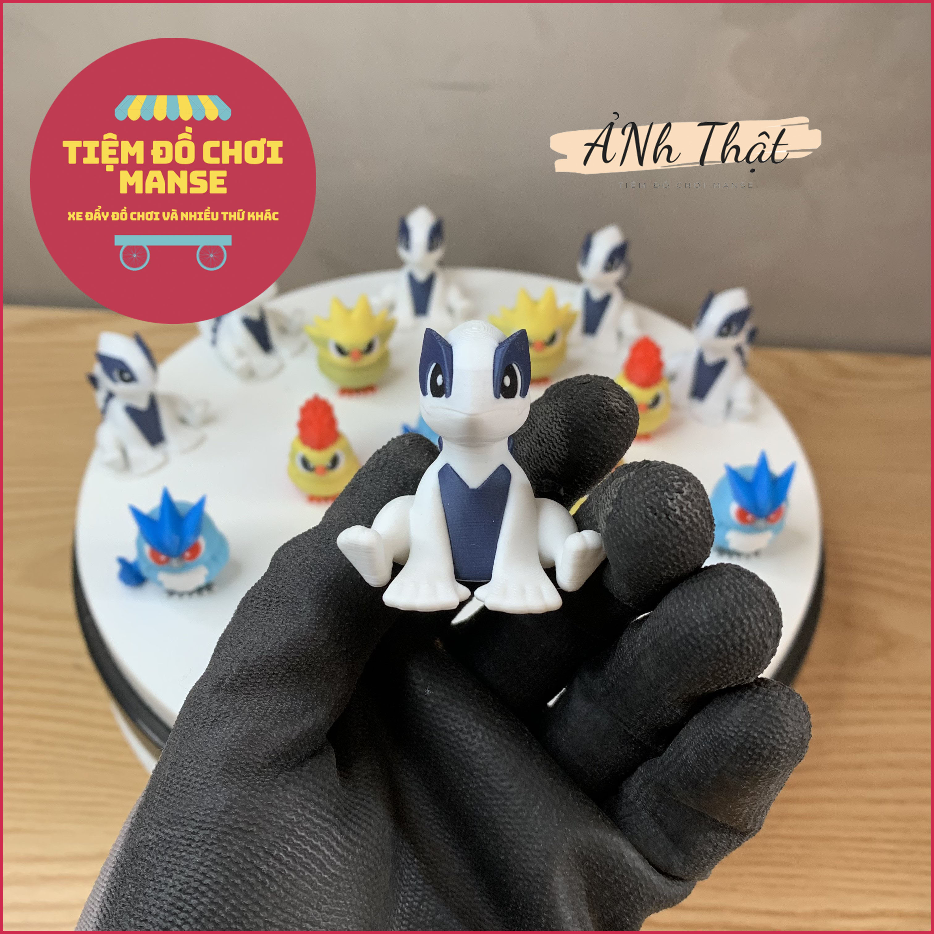 [ Thiết Kế Độc Quyền ] Mô hình Pokemon Huyền Thoại Ho-oh, Lugia, Articuno, Zapdos, Moltres, Groudon, Entei, Kyogre, Gyarados, Suicune