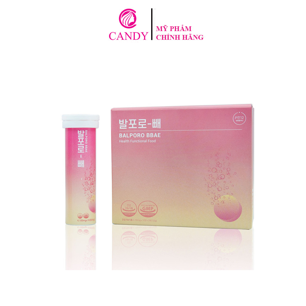[Hoàn Tiền 8%]Viên Sủi Giảm Cân Balporo BBae Health Functional Food Hàn Quốc