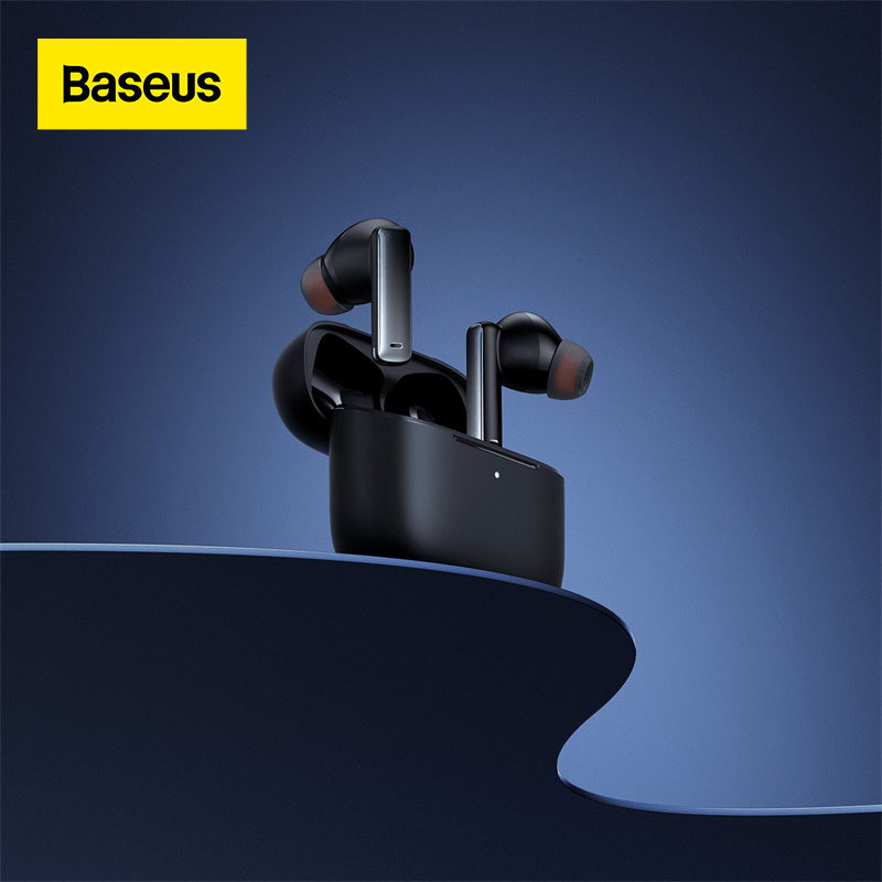 Tai Nghe Bluetooth Baseus Bowie M2 Plus ANC TWS Earphone Bluetooth 5.2 Adaptive Noise Cancellation Headphones Low Latency 4-mic ENC Noise Reduction Earbuds