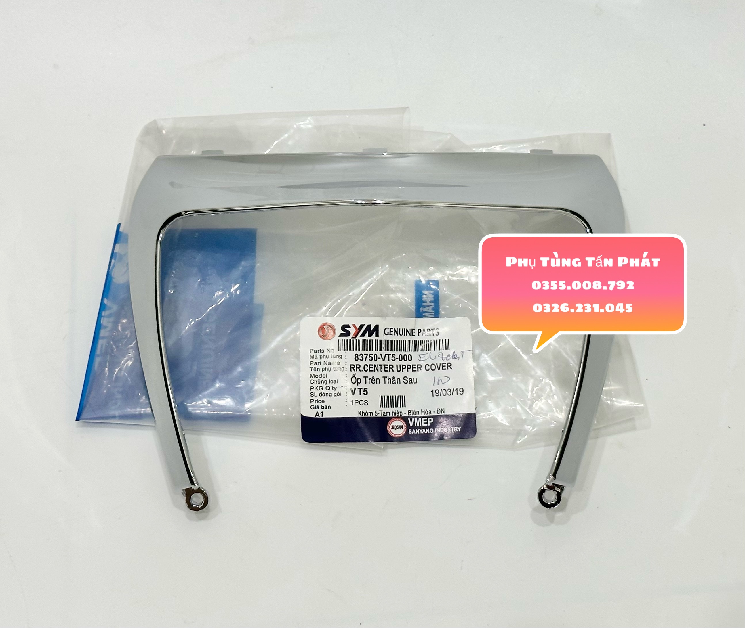 Viền đèn sau xe attila elizabeth xăng cơ chính hãng sym