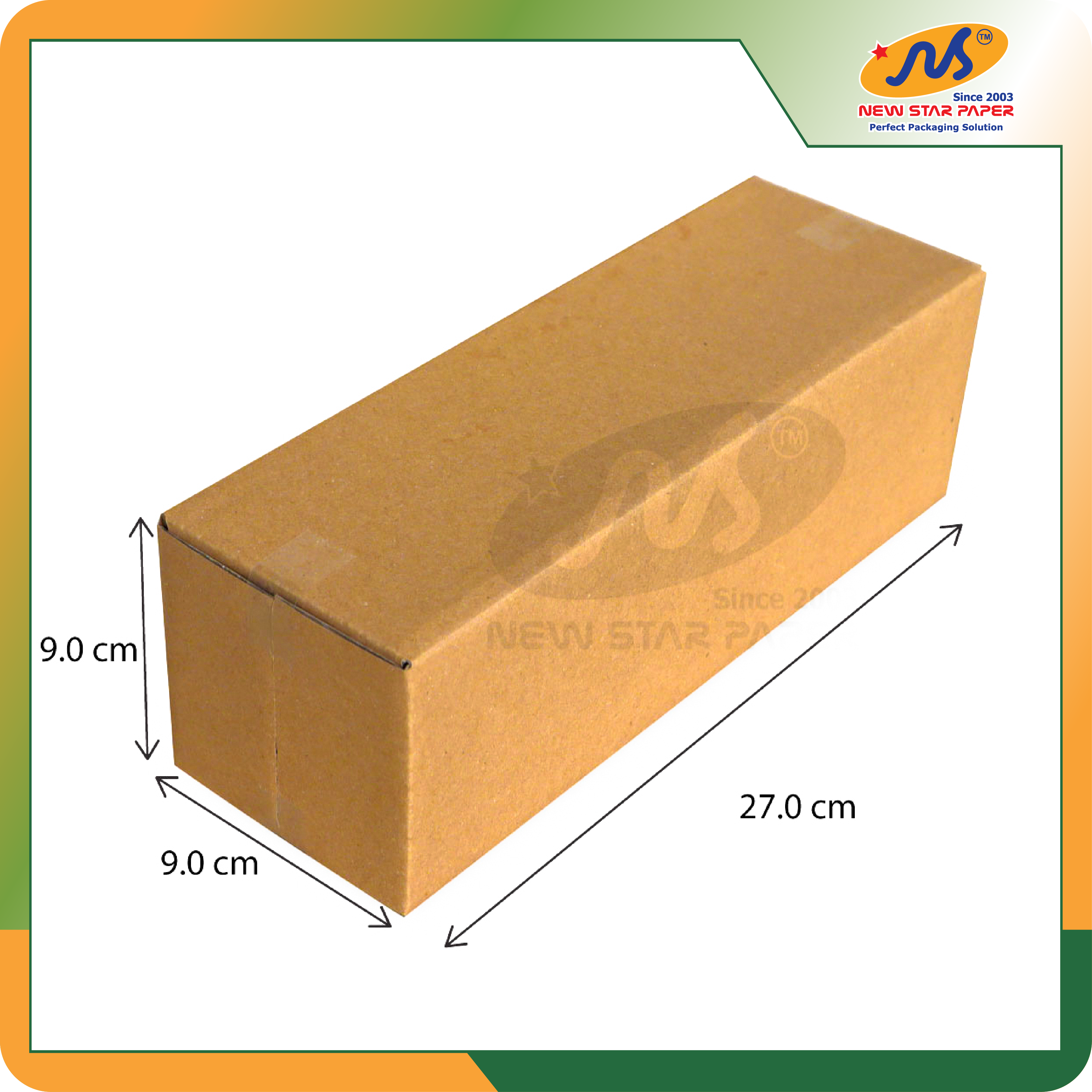 9x9x27cm - Combo 10 thùng giấy carton