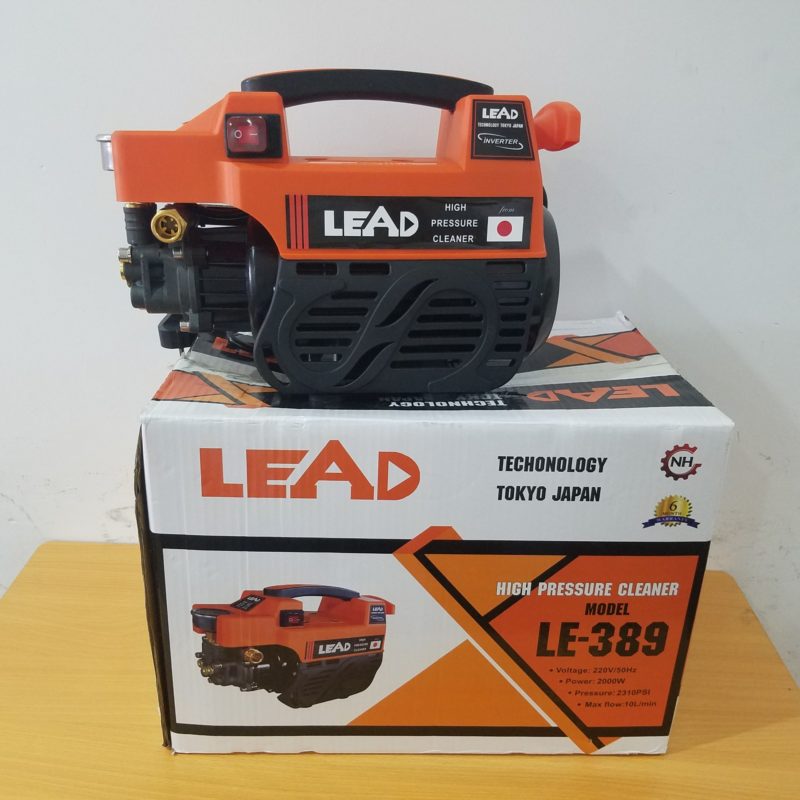 Máy xịt rửa xe mini 2000w lead le389 - vòi xịt rửa xe