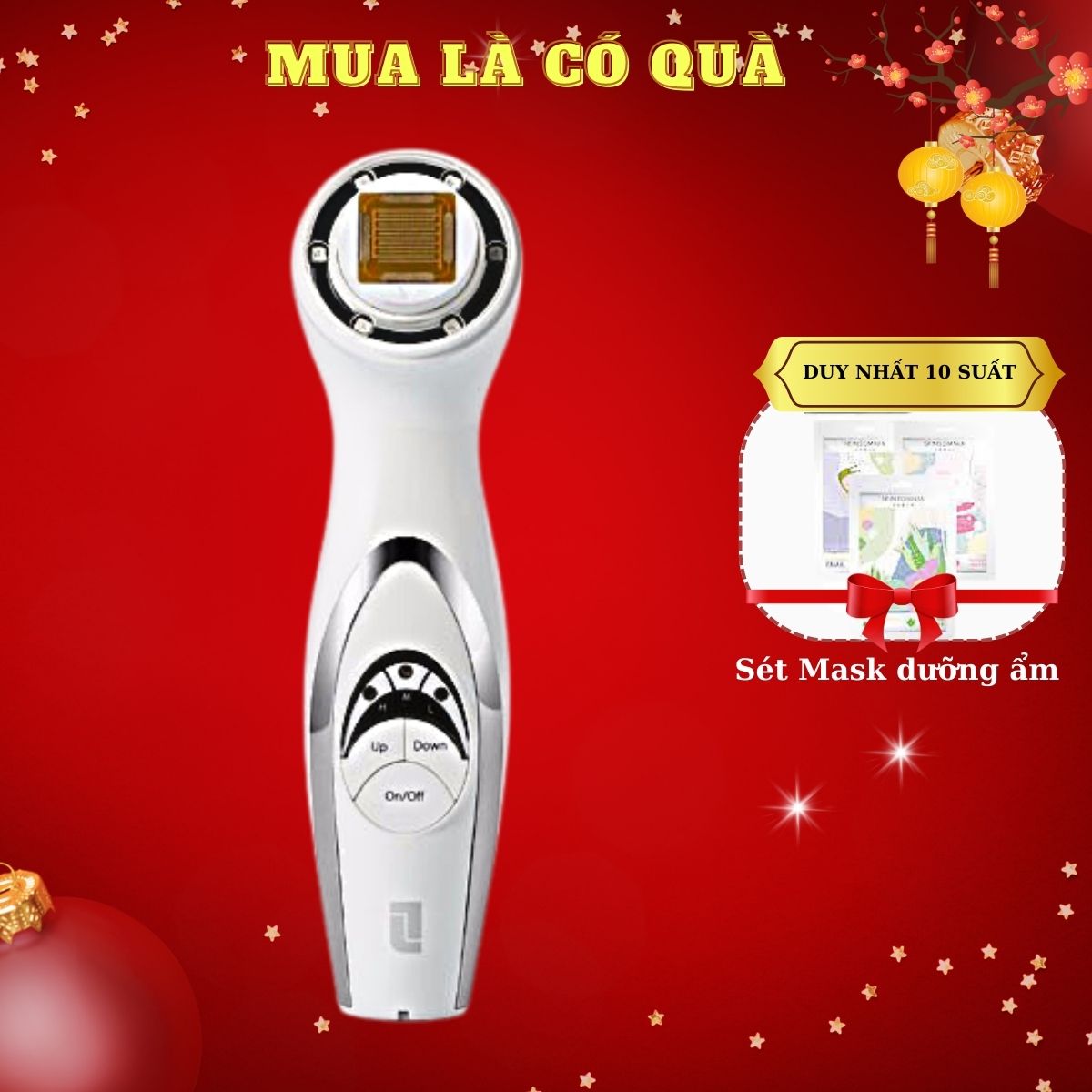 Máy nâng cơ và tái tạo da chuyên sâu Lifetrons RF-700 làm sáng da và giảm nếp nhăn rãnh cười nâng cơ trẻ hoá da