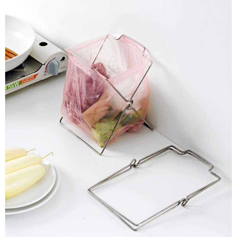 Kệ đựng rác xếp gọn thông minh