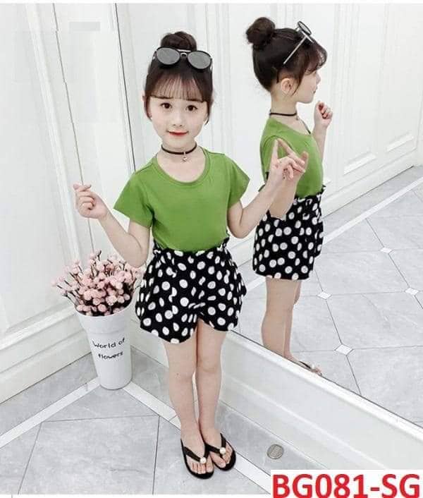 Đồ bộ bé gái 💖 Set đồ bộ thun, áo cộc tay quần đùi cho bé gái