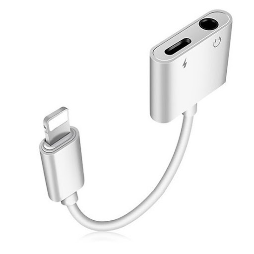Jack chuyển iphone từ lightning sang 2 công lightning hoặc 1 lightning 1 3.5mm hàng chính hãng