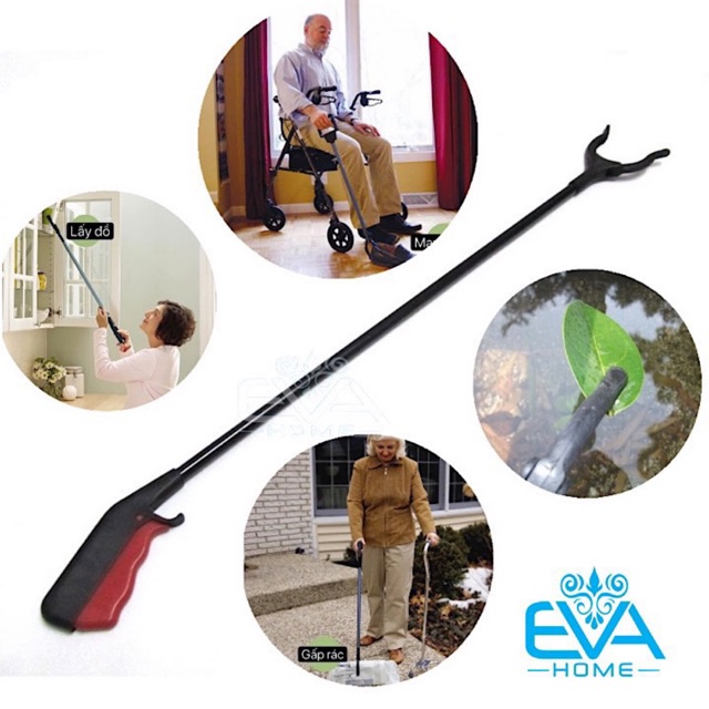 Cây Gắp Thông Minh Kẹp Gắp Rác Cán Dài Nhựa