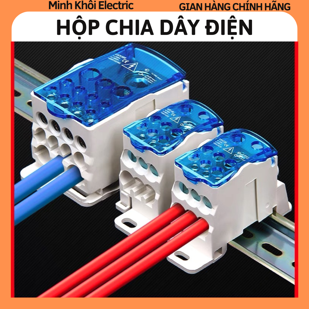 cầu chia dây điện, hộp đầu nối cáp, cầu đấu khối, cầu đấu chia dây, cút nối, đầu nối điện
