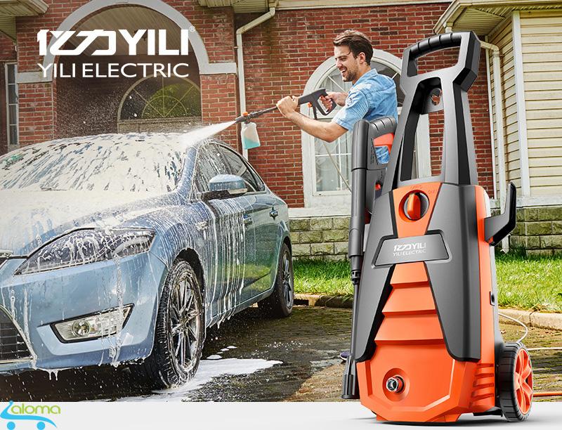 Máy rửa xe máy ô tô YILI 4630C công suất 1600W áp lực cao phun xịt cực mạnh vệ sinh nhà cửa sân đường