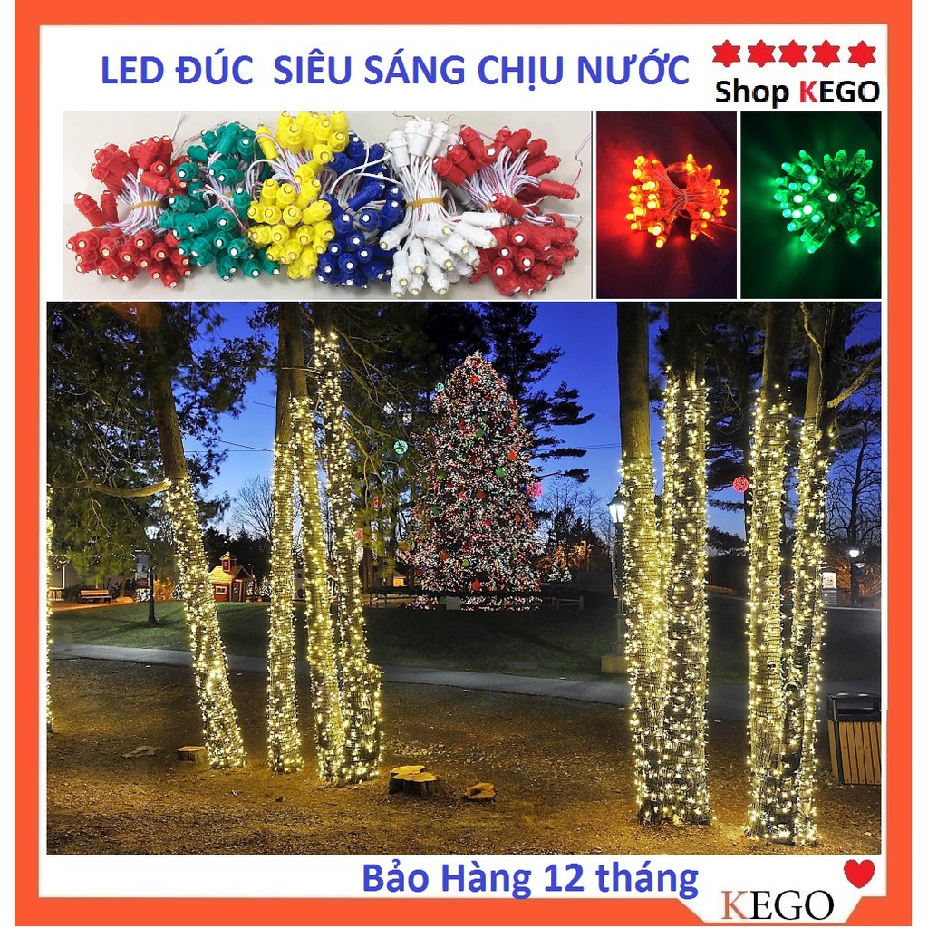 [ Dây đồng Led dây đúc F5 bọc nhựa quấn cây chịu nước điện 12V ( bảo hành 12 tháng )