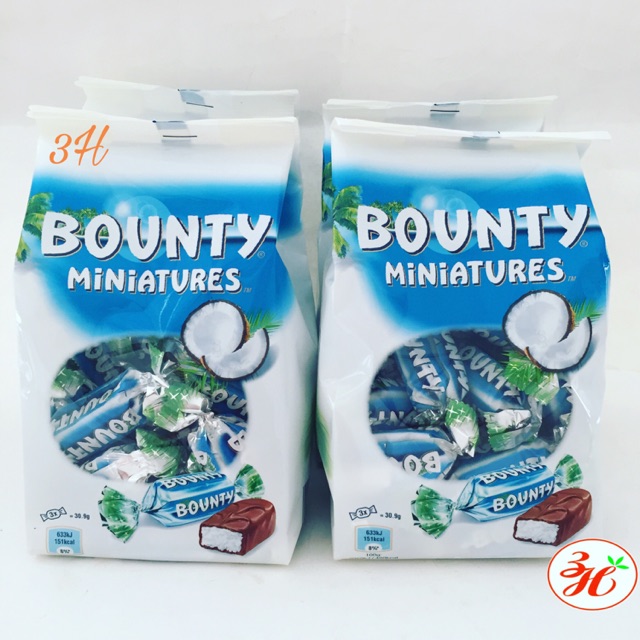 Socola dừa bounty túi 150g date t11/20 - đức