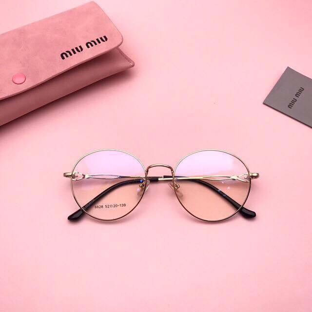 Kính Mắt tròn KOREA Kim loại K8828 (Nhiều màu)