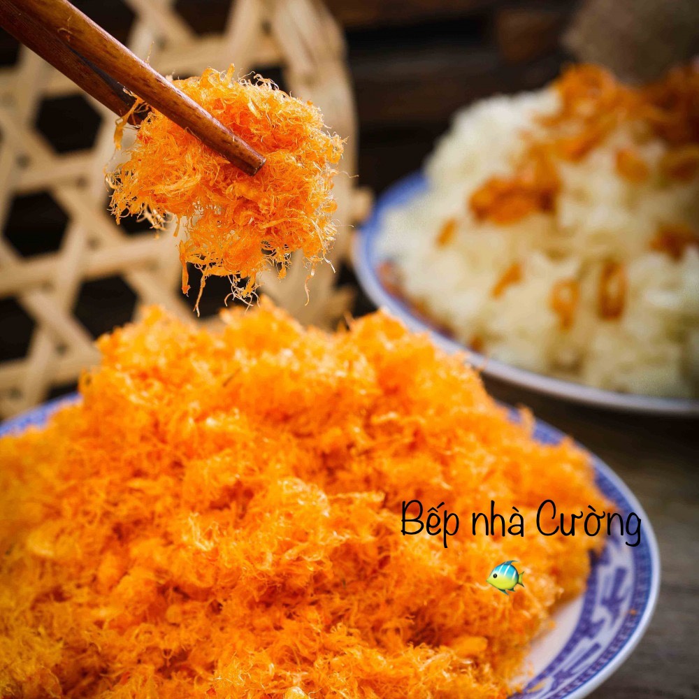 Compo 3 bịch Ruốc cá trắm đen rất ngon thơm ngon béo béo