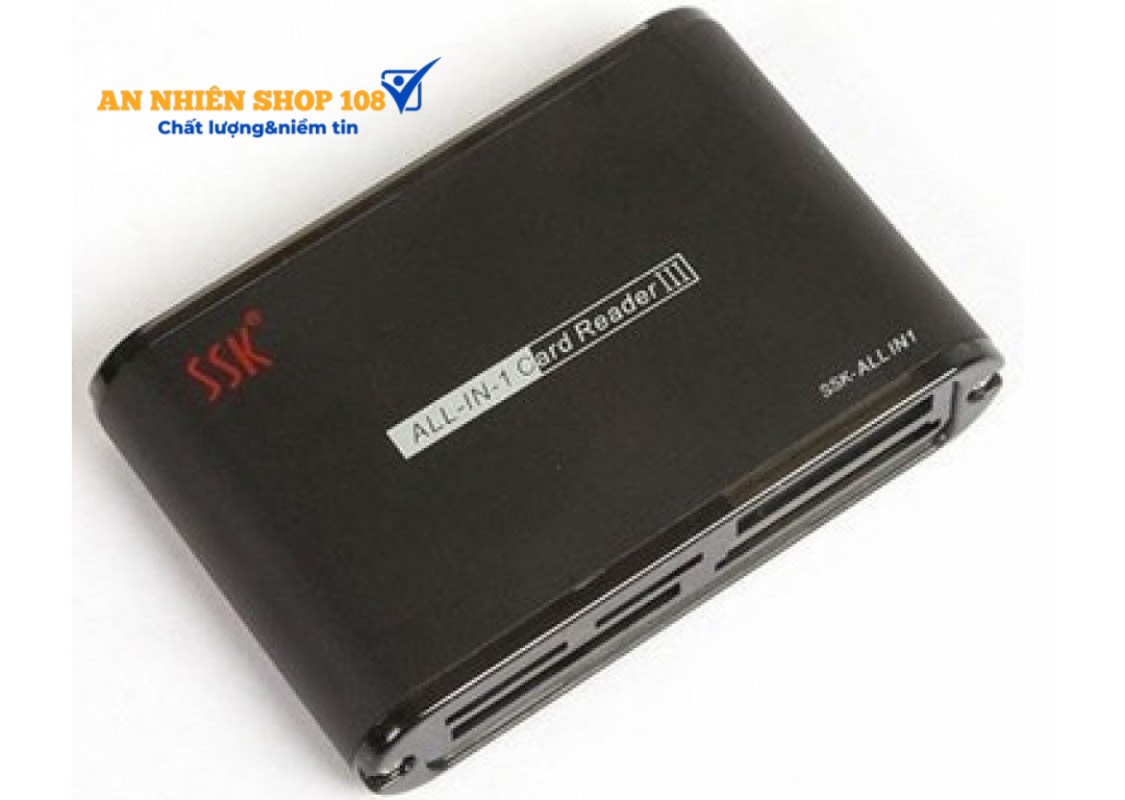 Đầu đọc thẻ nhớ đa năng ssk scrm025 - all in one card reader