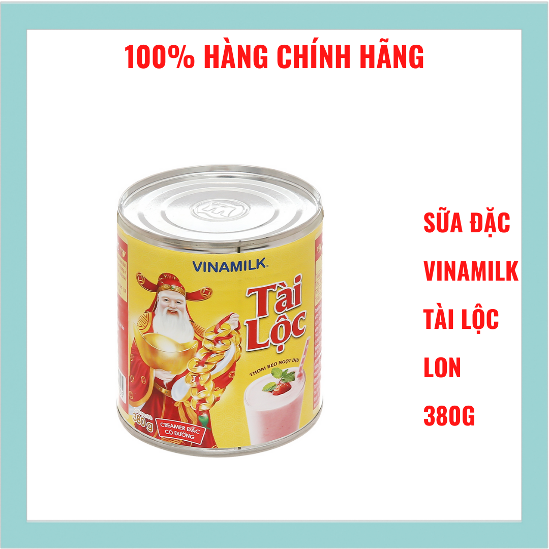 [HCM]Sữa đặc VNM có đường Tài Lộc 380g