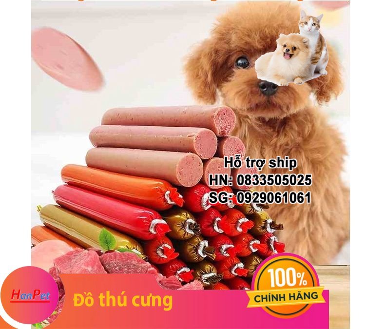 Xúc xích chó mèo 15gr