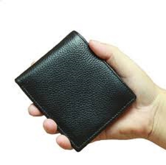 Ví nam baellerry ví đựng thẻ gập đôi nhỏ ví tiền kẹp tiền mỏng bằng da pu