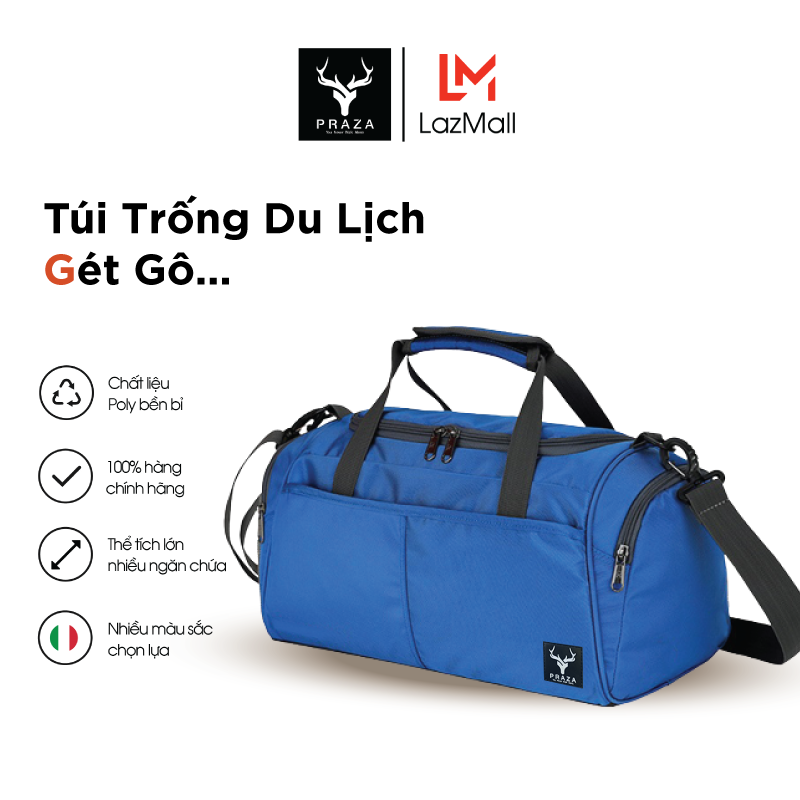 Túi Xách Thể Thao, Túi Xách Du Lịch, Túi Đựng Hành lý Nhiều Ngăn Tiện Lợi PRAZA - TX086