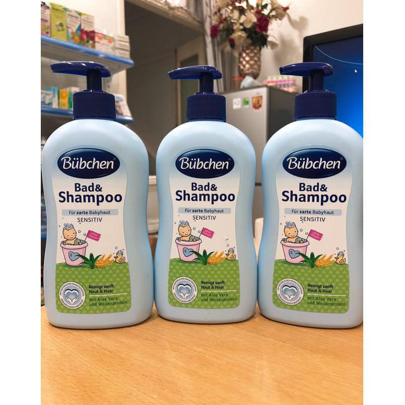 Sữa tắm gội bubchen vòi an toàn cho bé sơ sinh- 400ml