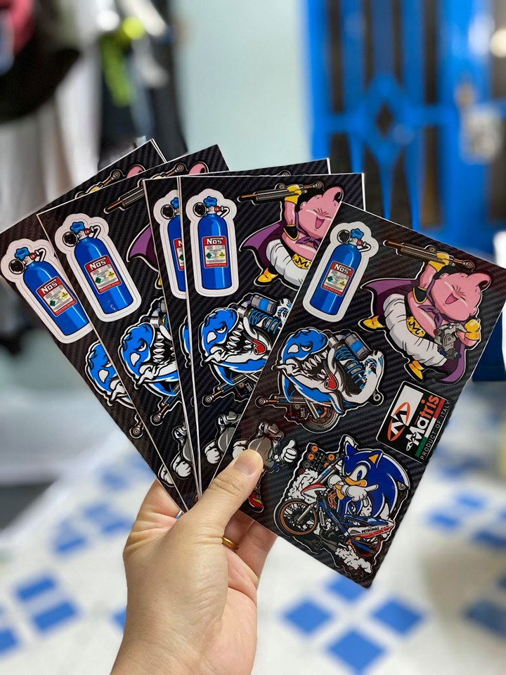 [HCM]Tem logo 10 x18  Ma Bư  SONIC