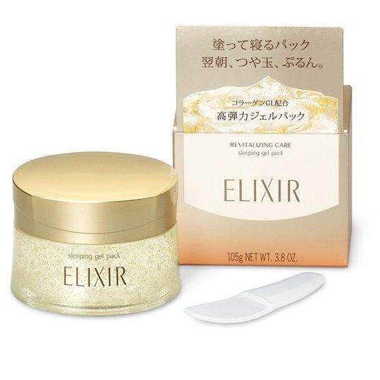 Mặt nạ ngủ Cao cấp Shiseido Elixir Revitalizing Care Sleeping Gel Pack 105g - Nhật bản
