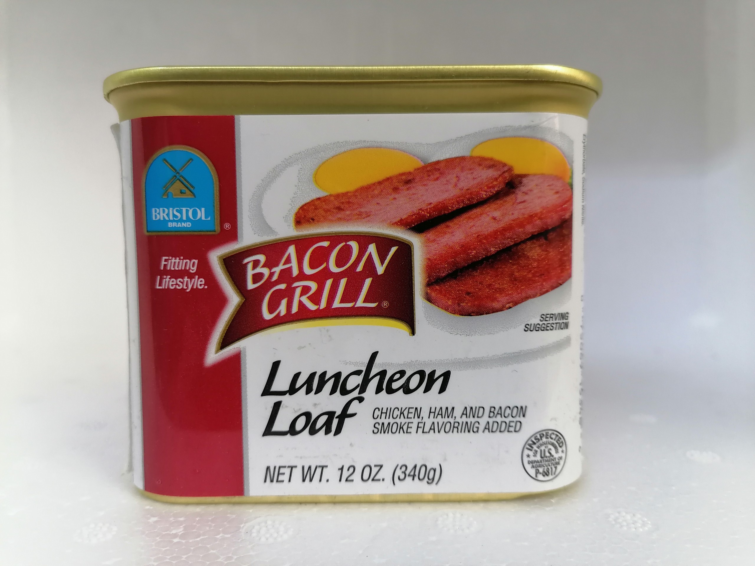 Thịt hộp xông khói bristol luncheon loaf