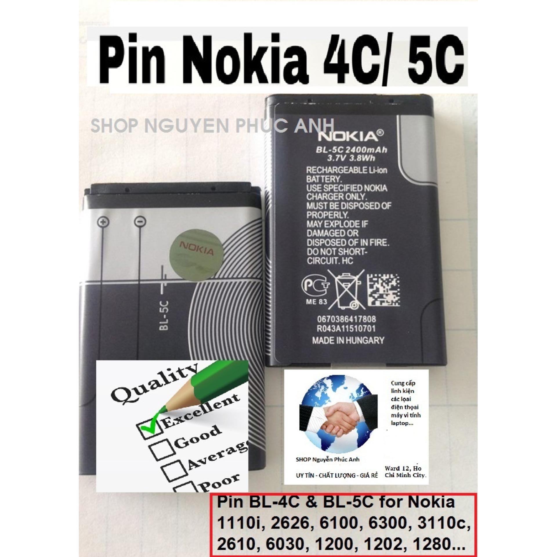 PIN BL-4C và BL-5C For Điện thoại cổ