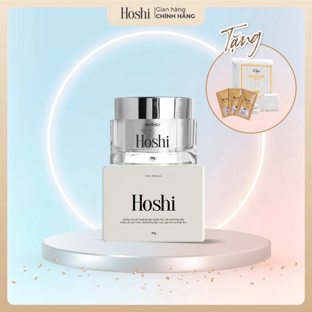Kem dưỡng da Hoshi Công nghệ Nhật Bản - Tái tạo trẻ hoá làn da, Chống lão hoá, Mờ thâm nám, Tàn nhang