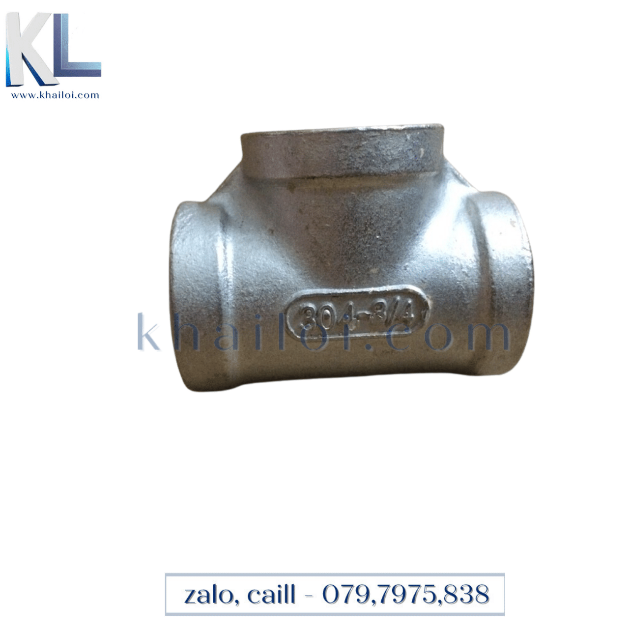 Tê ren trong inox 304- cút nối nhanh 3 ngã ren trong