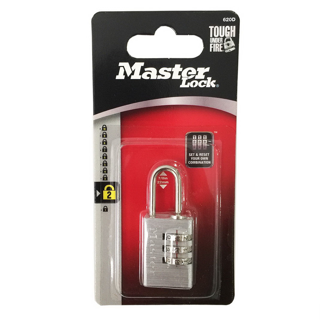 Ổ khóa vali master lock 620 eurd thân nhôm - mitishop