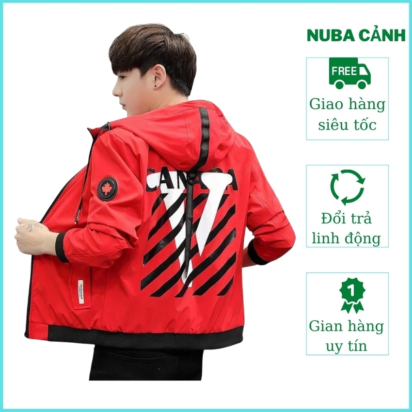 Áo khoác dù nam cao cấp giống hình giống mẫu phong cách hàn quốc, áo khoác gió NUCA 30