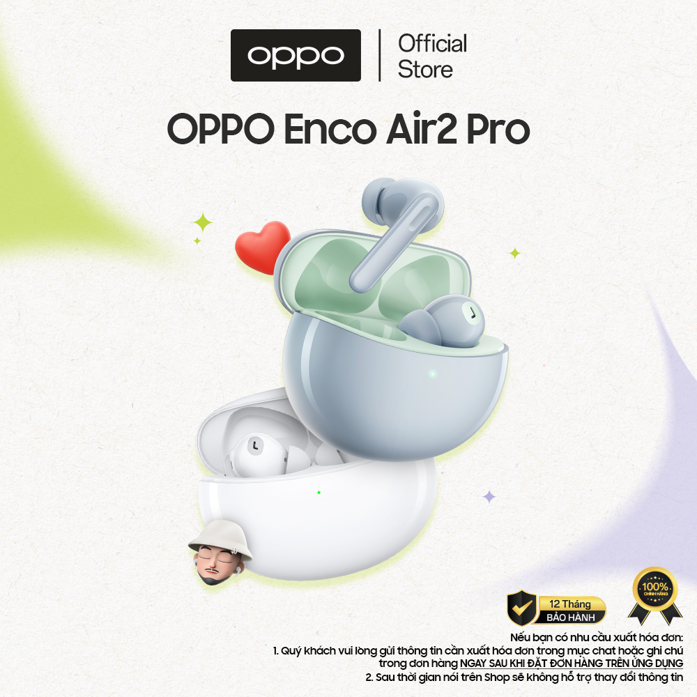 Tai Nghe Không Dây TWS OPPO Enco Air 2 Pro - Hàng Chính Hãng
