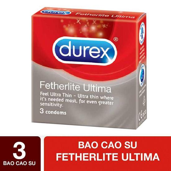 Bao cao su Durex Fetherlite Ultima sieu mong 3pcs
