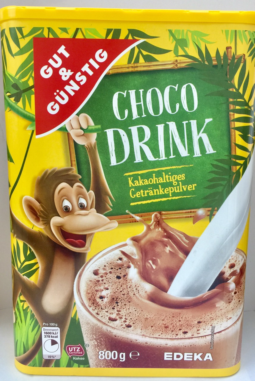 Bột cacao uống liền Edeka Choco Drink 800g