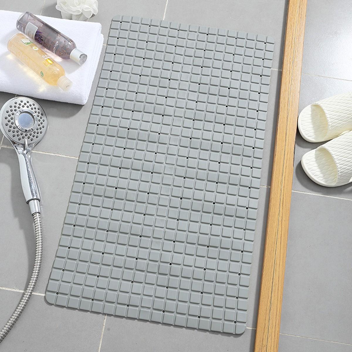 Thảm chống trượt nhà tắm hình ô vuông 72*38cm (màu ngẫu nhiên)