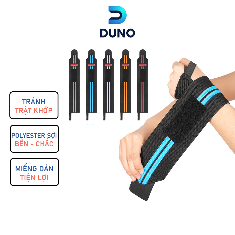 Đôi Dây Quấn cổ tay Aolikes DUNO phụ kiện tập gym cao cấp