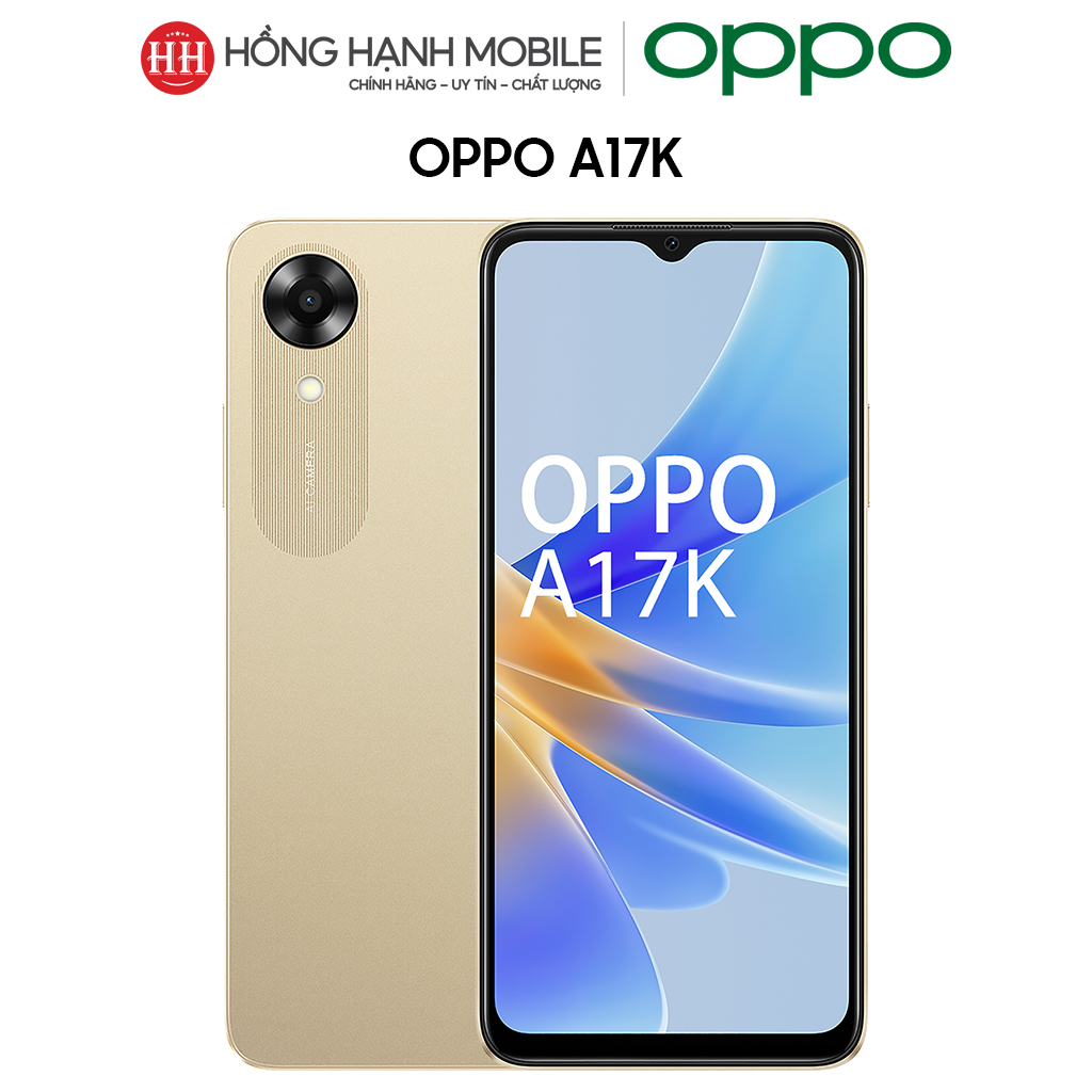 Điện Thoại Oppo A17k 3GB/64GB - Hàng Chính Hãng