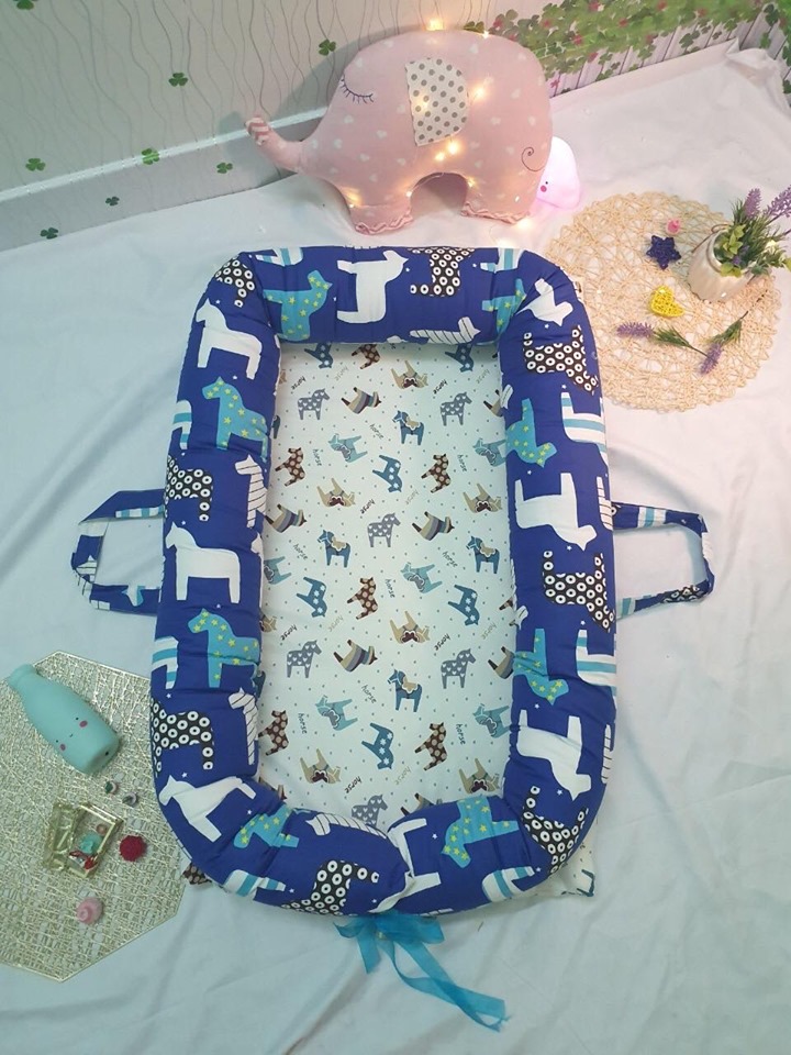 Bộ nôi giường cao cấp tặng kèm gối cho bé yêu