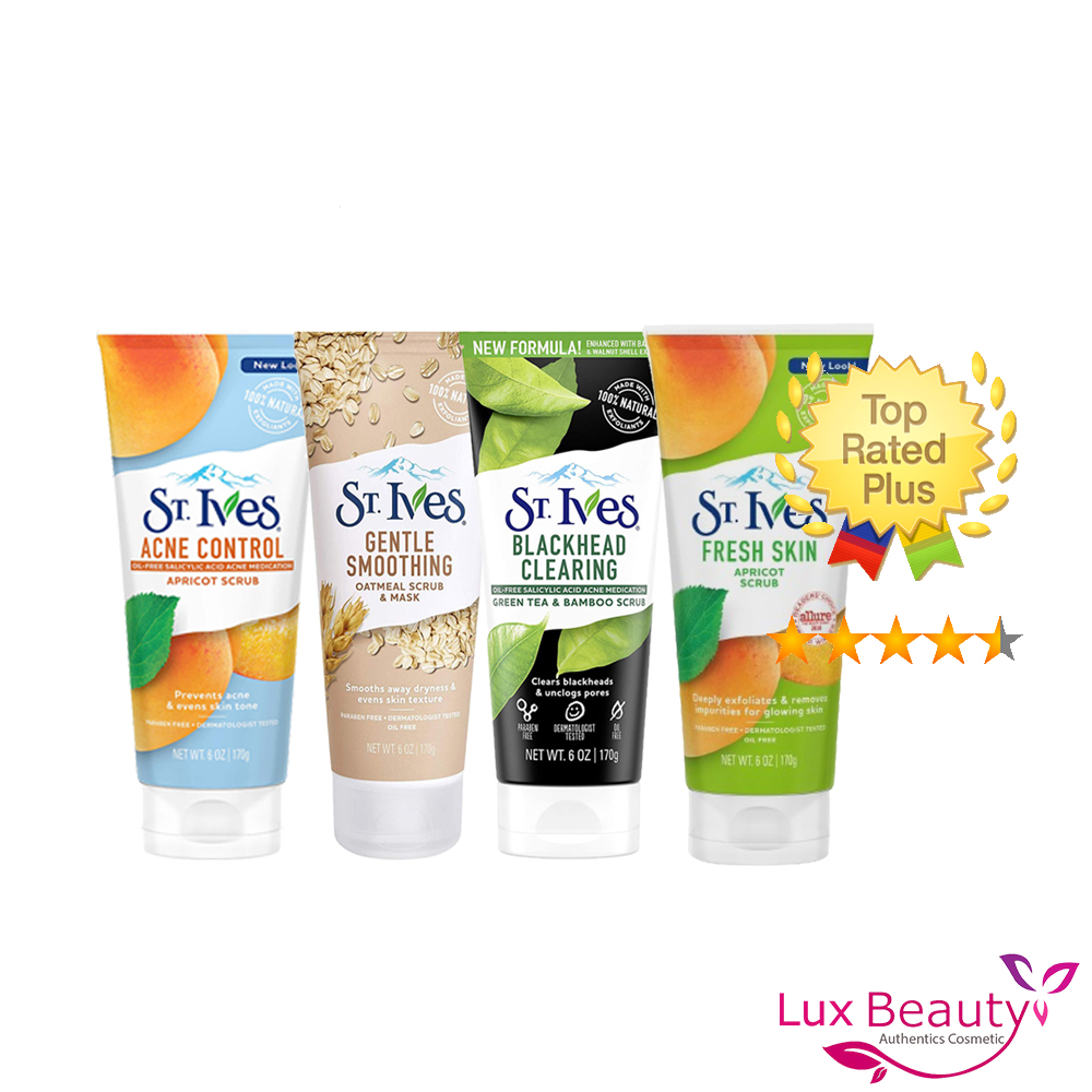 Sữa rửa mặt tẩy da chết st ives mỹ